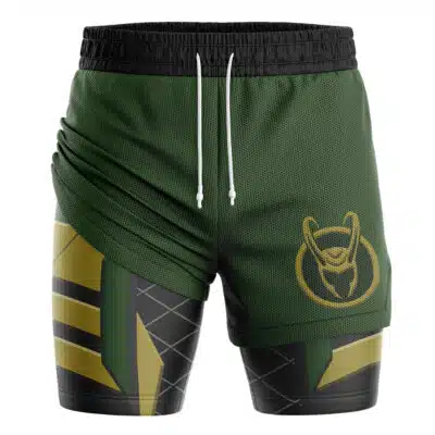 Loki Marvel 2-in-1 Performance Shorts