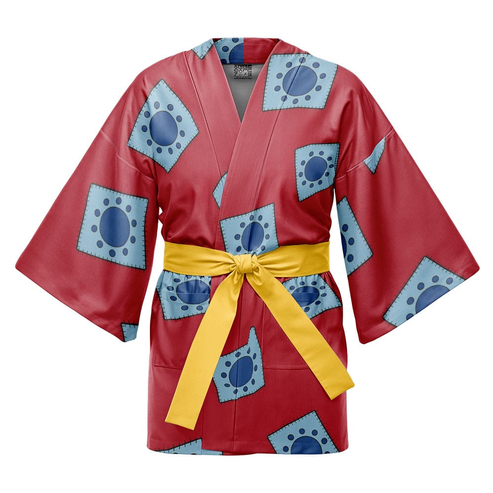 Luffy Wano Pattern V2 One Piece Happi Coat Haori Kimono