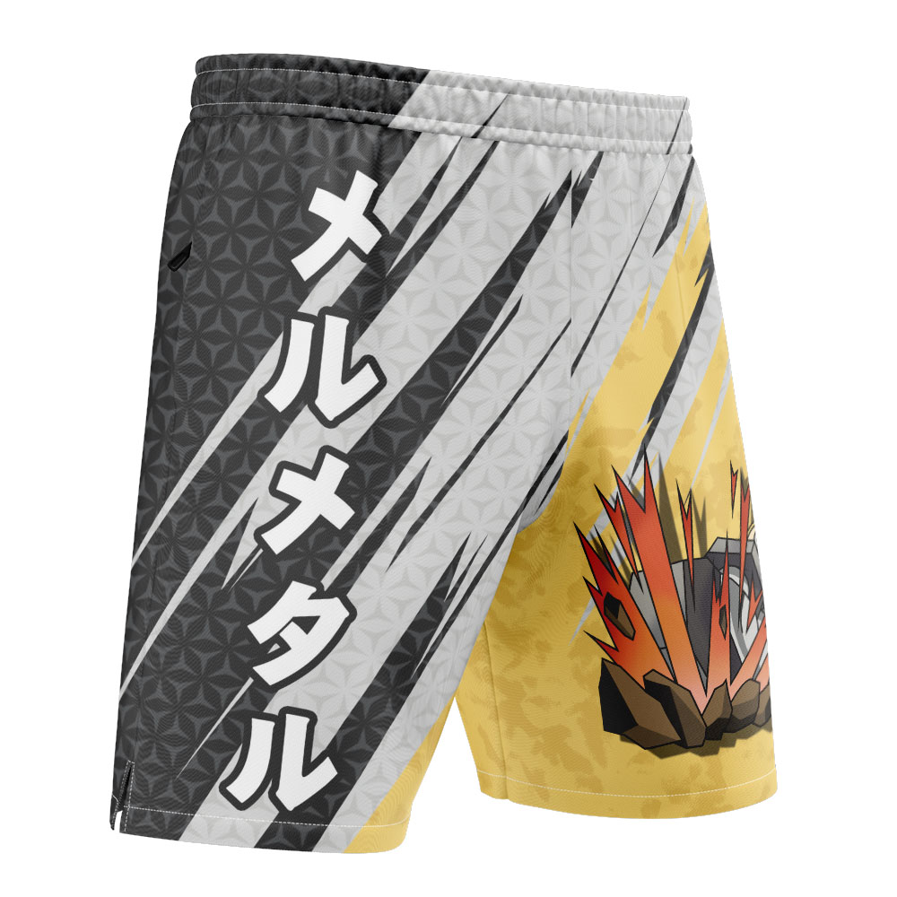 Melmetal Attack Pokemon Versatile Shorts - Image 4