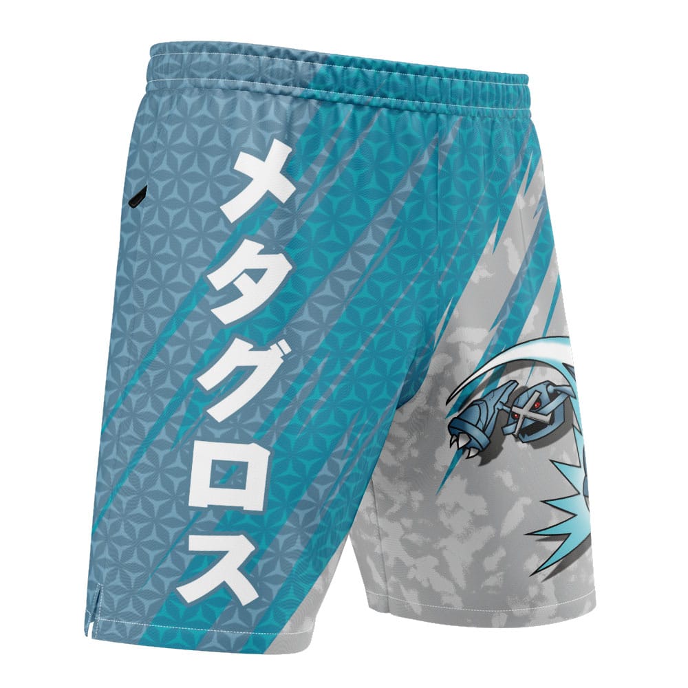 Metagross Attack Pokemon Versatile Shorts - Image 4