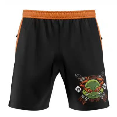 Michaelangelo Face Teenage Mutant Ninja Turtles Versatile Shorts