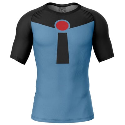 Mr Incredible Classic The Incredibles Short Sleeve Rash Guard Compression Shirt