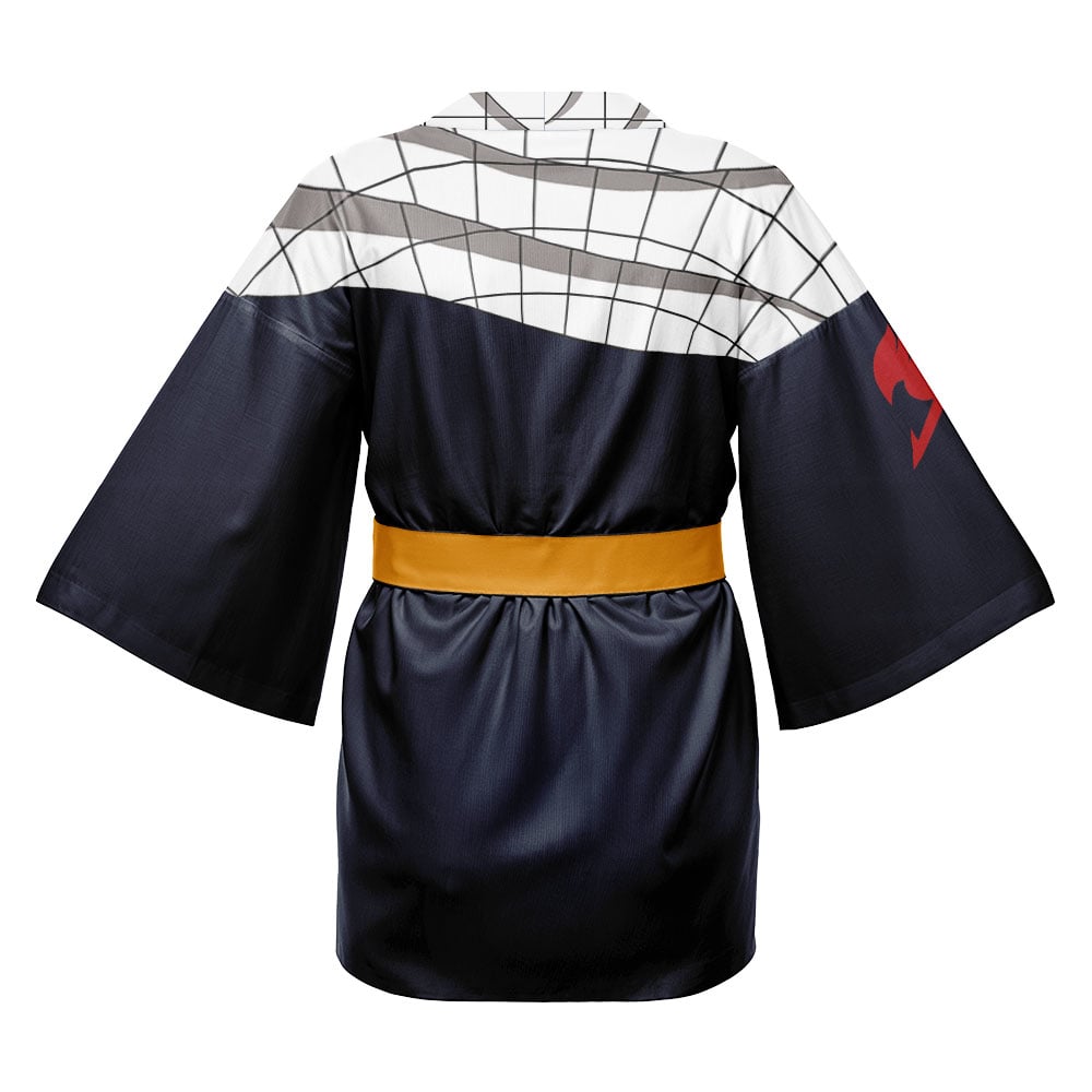 Natsu Dragneel V2 Fairy Tail Happi Coat Haori Kimono - Image 2