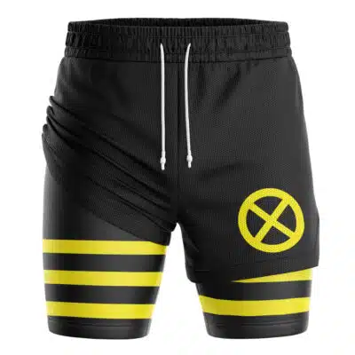 New X-Men Uniform Marvel 2-in-1 Performance Shorts