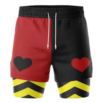 Queen of Hearts Alice In Wonderland 2-in-1 Performance Shorts