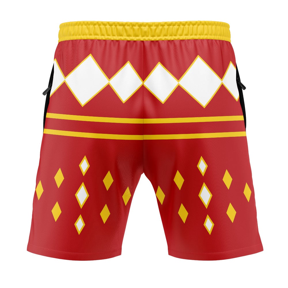 Red Ranger Ninjetti Rangers Versatile Shorts - Image 4