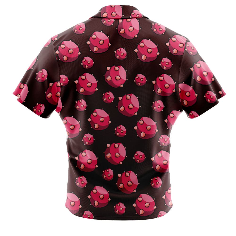 Rokakaka Pattern Jojo’s Bizzare Adventure Button Up Hawaiian Shirt - Image 2