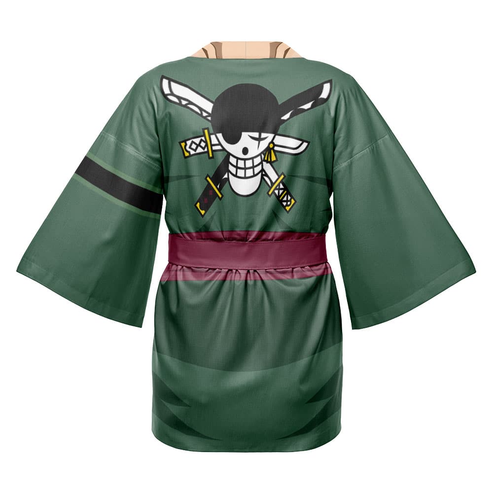 Roronoa Zoro One Piece Happi Coat Haori Kimono - Image 2
