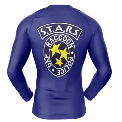 STARS Resident Evil Long Sleeve Rash Guard Compression Shirt