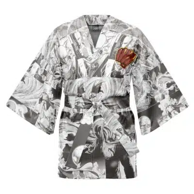 Saitama One Punch Man Happi Coat Haori Kimono