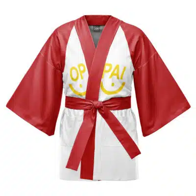 Saitama Oppai One Punch Man Happi Coat Haori Kimono