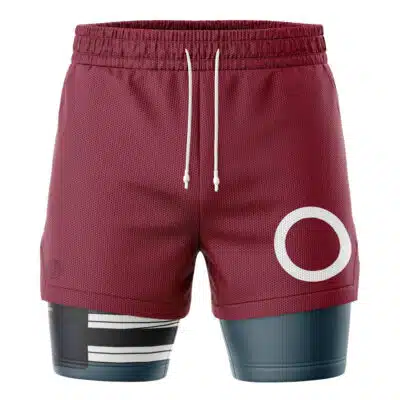 Sakura Haruno Cosplay Shippuden 2-in-1 Performance Shorts