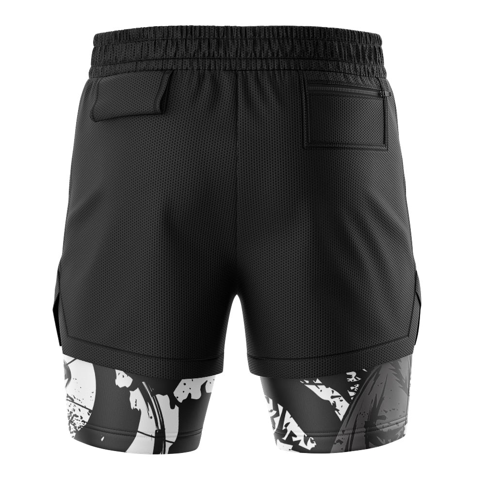 Sasori Akatsuki 2-in-1 Performance Shorts - Image 4