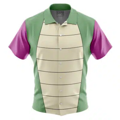 Shiny Dragonite Pokemon Button Up Hawaiian Shirt