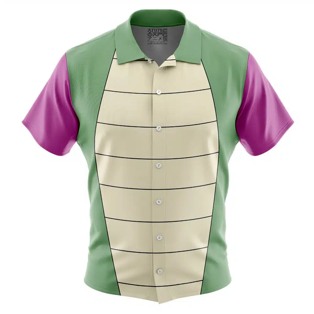 Shiny Dragonite Pokemon Button Up Hawaiian Shirt