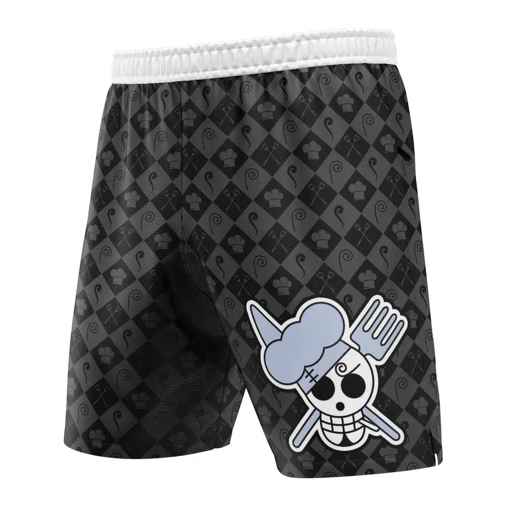 Straw Hats Sanji One Piece Versatile Shorts - Image 2