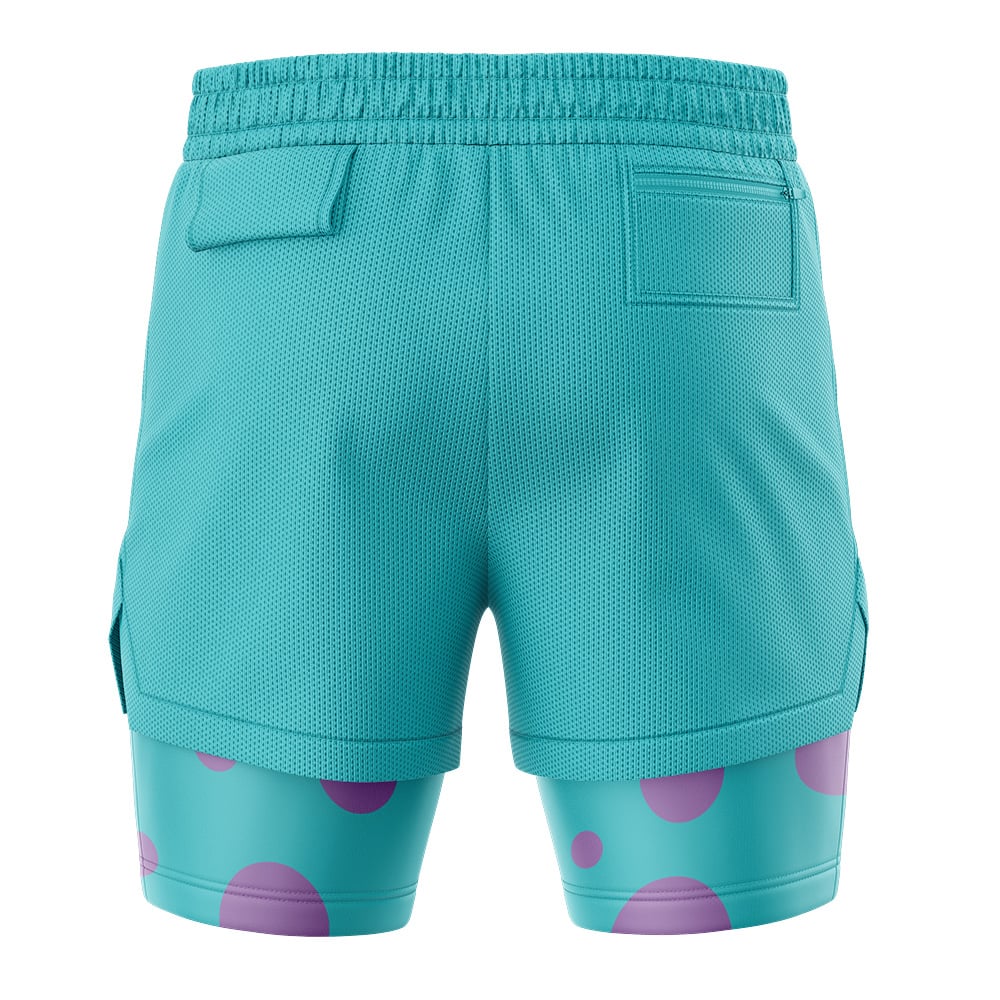 Sulley Monster Inc 2-in-1 Performance Shorts - Image 4