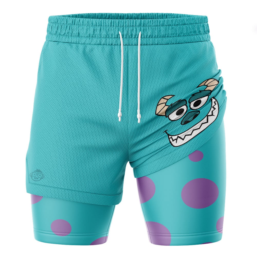 Sulley Monster Inc 2-in-1 Performance Shorts - Image 3