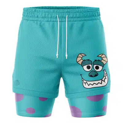 Sulley Monster Inc 2-in-1 Performance Shorts