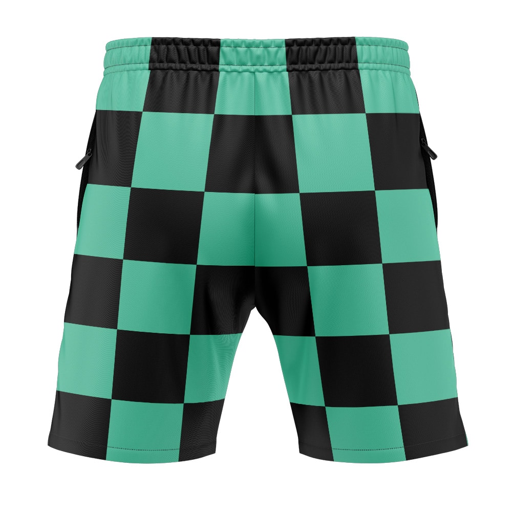 Tanjiro Kamado Demon Slayer Versatile Shorts - Image 3