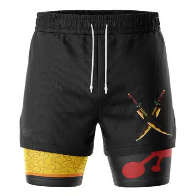Tengen Uzui V2 Demon Slayer 2-in-1 Performance Shorts