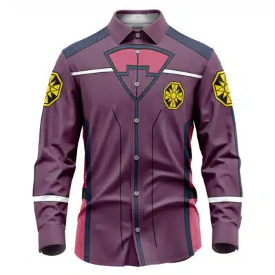 Third High School The Irregular at Magic High School Long Sleeve Button Up Shirt