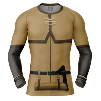 Thorfinn Cosplay Vinland Saga Long Sleeve Rash Guard Compression Shirt