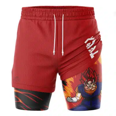 Vegito Dragon Ball Z 2-in-1 Performance Shorts