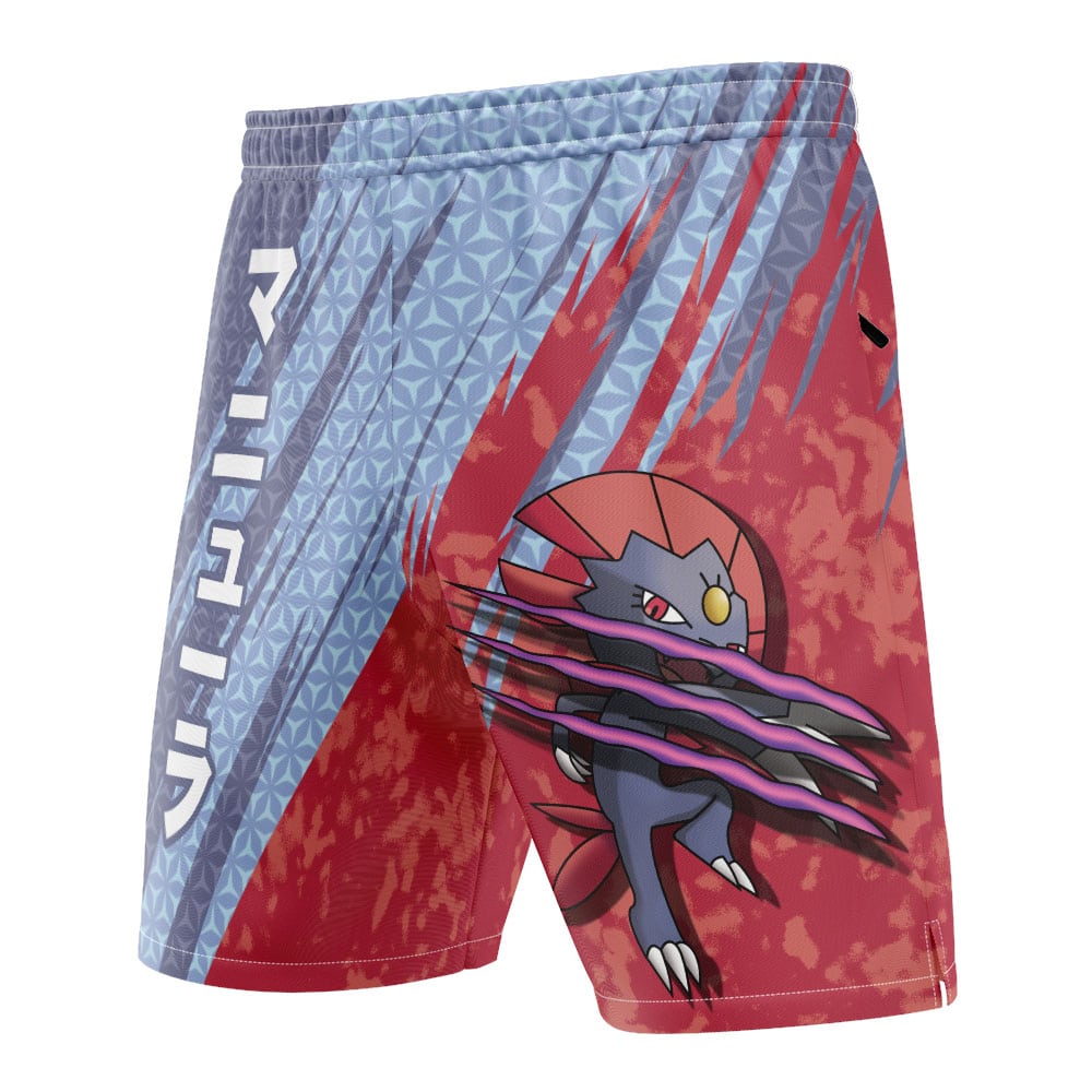 Weavile Attack Pokemon Versatile Shorts - Image 2