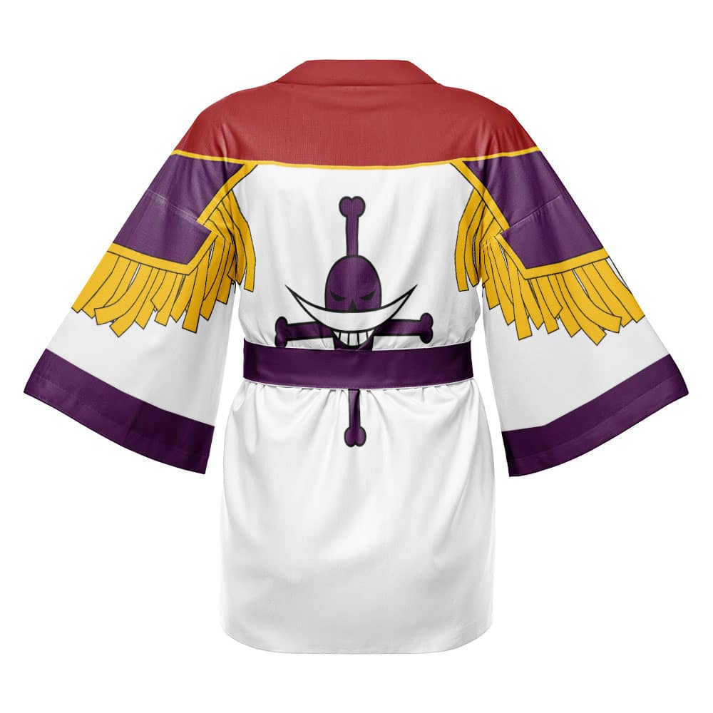 Whitebeard Edward One Piece Happi Coat Haori Kimono - Image 2