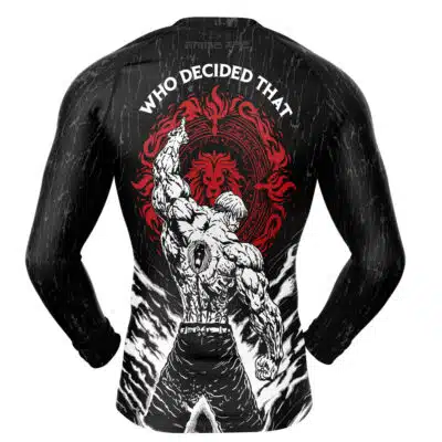 Who Decided That Escanor Seven Deadly Sins Long Sleeve Rash Guard Compression Shirt