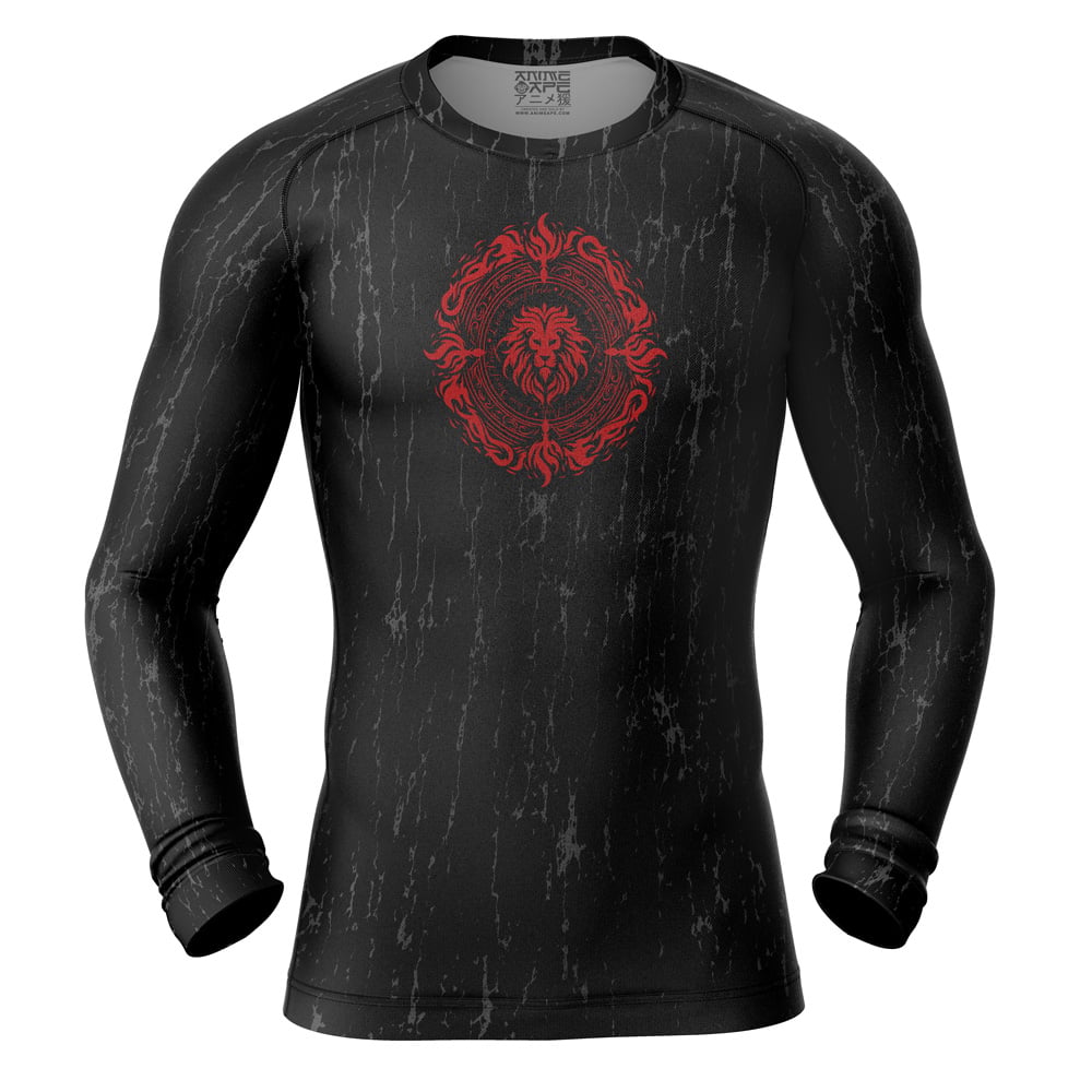 Who Decided That Escanor Seven Deadly Sins Long Sleeve Rash Guard Compression Shirt - Image 2