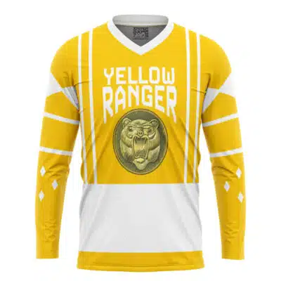 Yellow Ranger Ninjetti Rangers Hockey Jersey