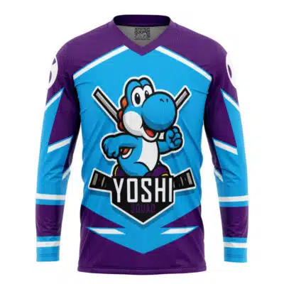 Yoshi V2 Squad Super Mario Bros Hockey Jersey