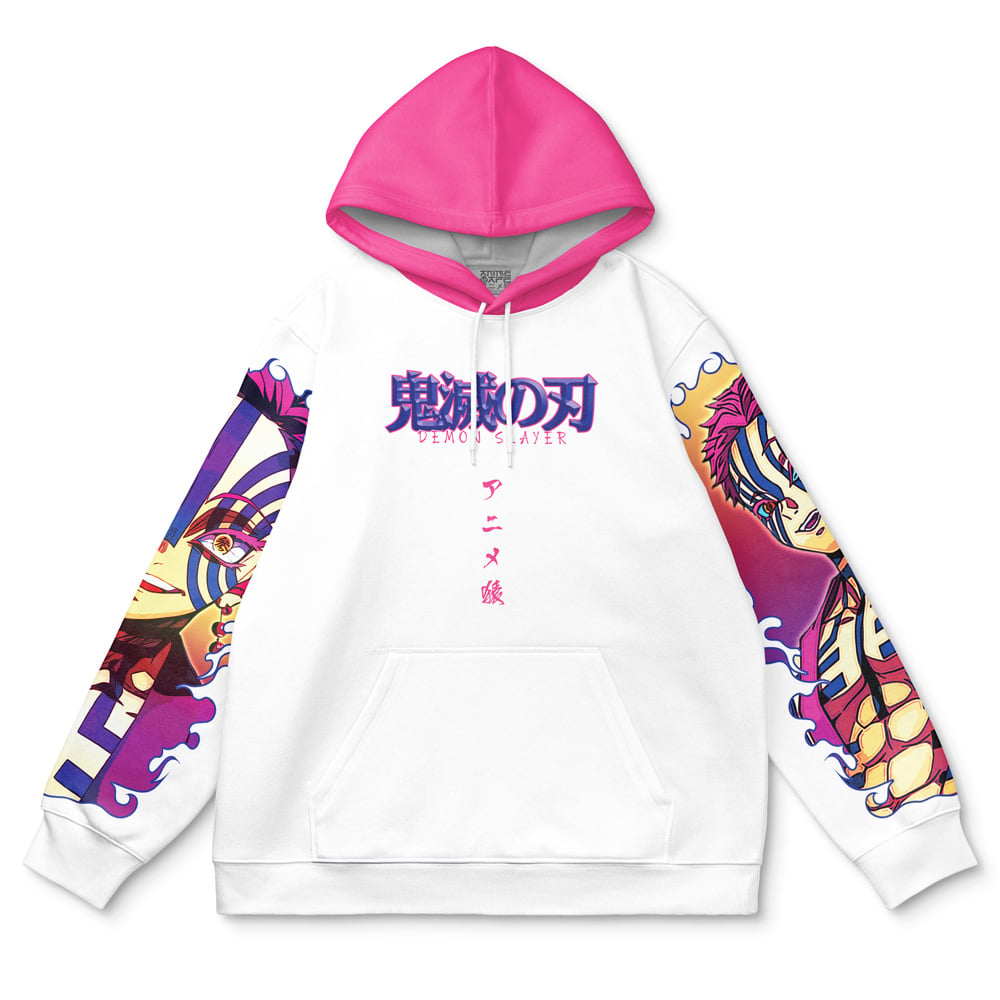 Akaza V2 Demon Slayer Streetwear Hoodie - Image 2
