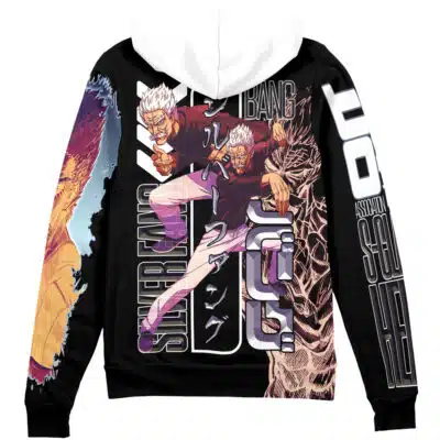 Silver Fang Bang One Punch Man Streetwear Zip Hoodie Jacket