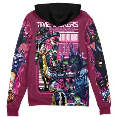 Another Rider Decade Kamen Rider Zi-O Streetwear Zip Hoodie Jacket