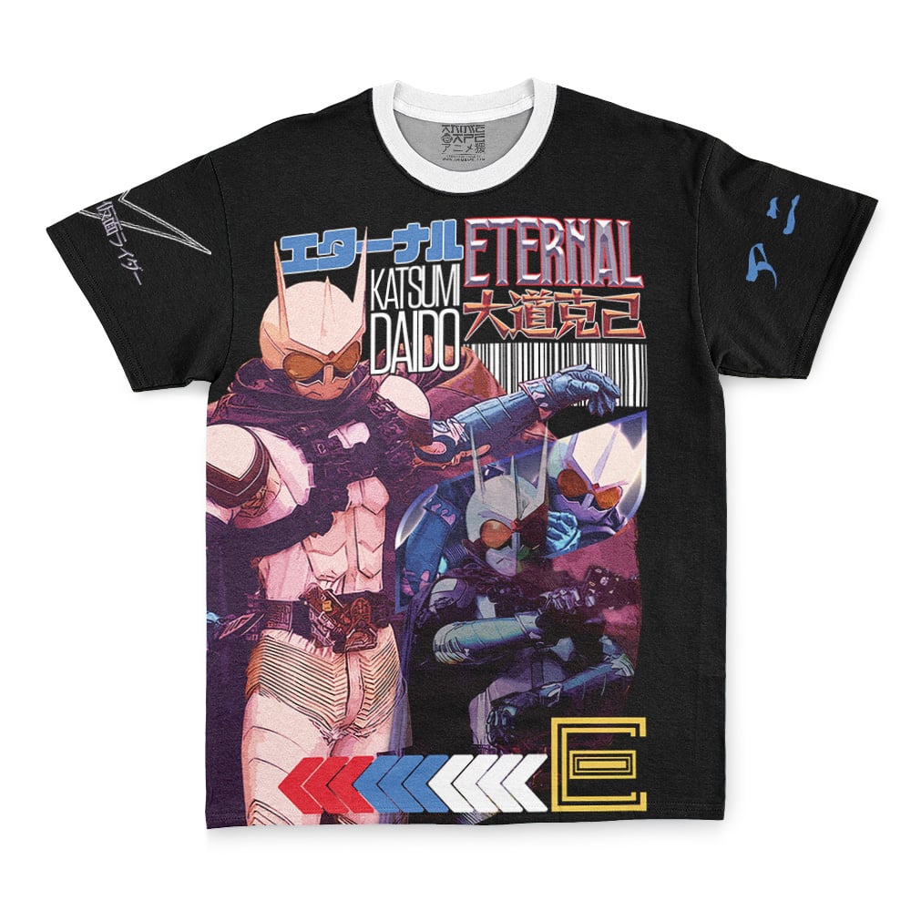 Kamen Rider Eternal Kamen Rider W Streetwear T-Shirt - Image 2