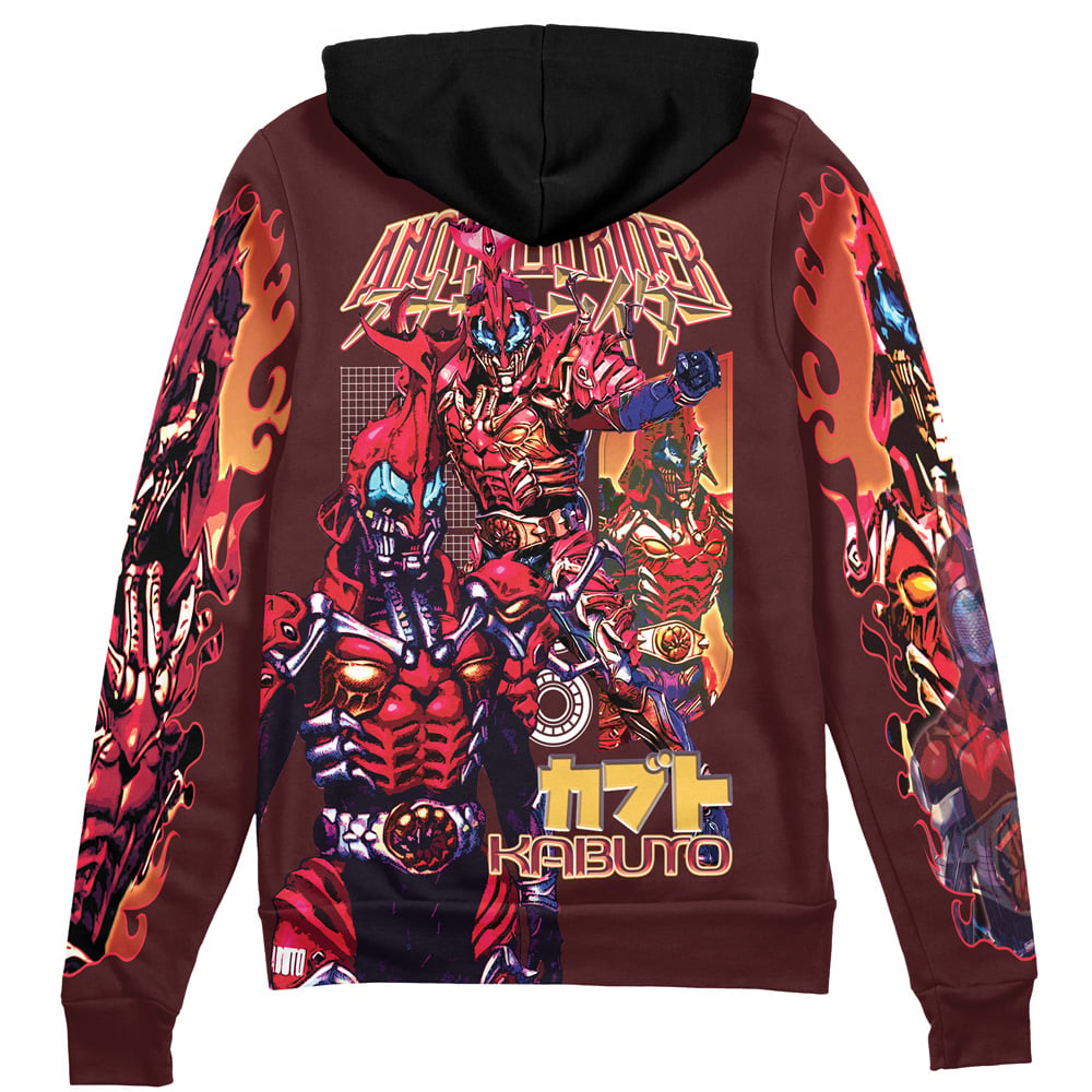 Another Rider Kabuto Kamen Rider Zi-O Streetwear Zip Hoodie Jacket