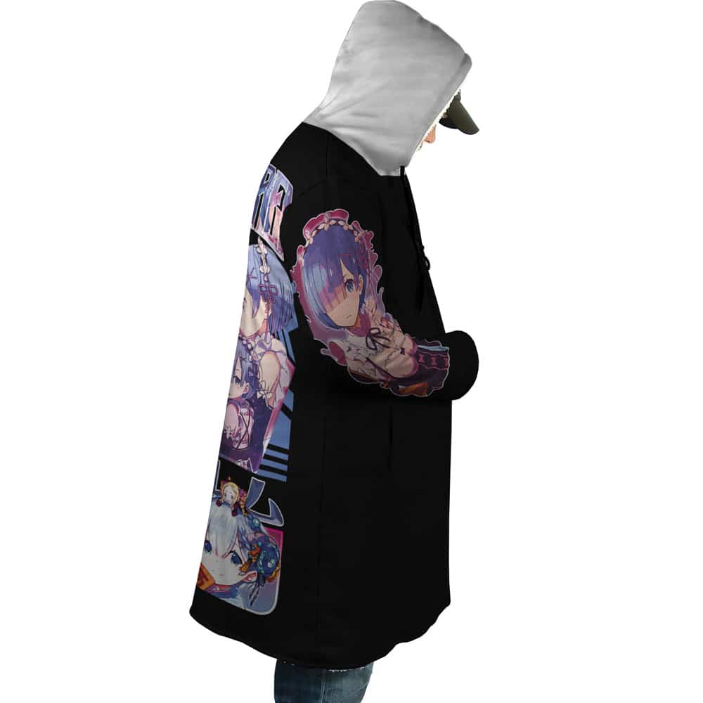Rem x Ram Re: Zero Streetwear Dream Cloak Coat - Image 5