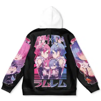 Rem x Ram Re: Zero Streetwear Hoodie