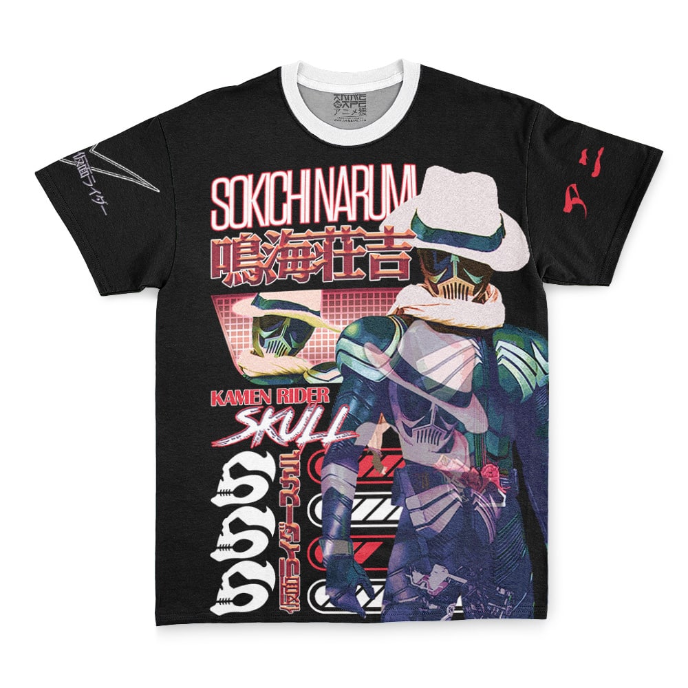 Kamen Rider Skull Kamen Rider W Streetwear T-Shirt - Image 2