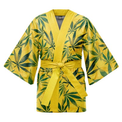 420 Pot Plants Pattern V2 Happi Coat Haori Kimono