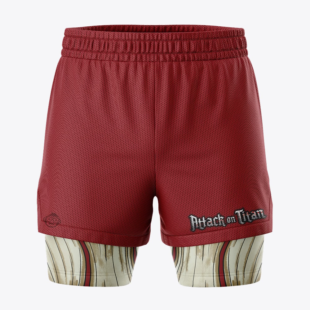 Armored Titan Attack on Titan 2-in-1 Competition Shorts - Image 2
