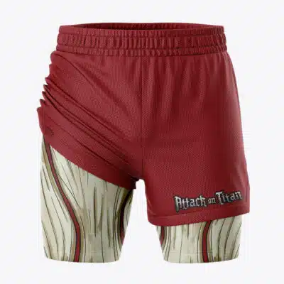 Armored Titan Attack on Titan 2-in-1 Competition Shorts