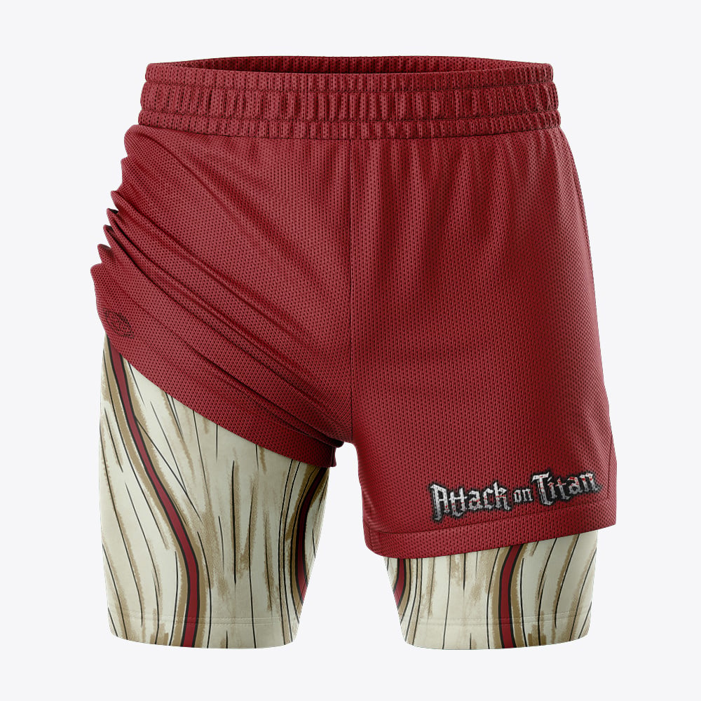 Armored Titan Attack on Titan 2-in-1 Competition Shorts