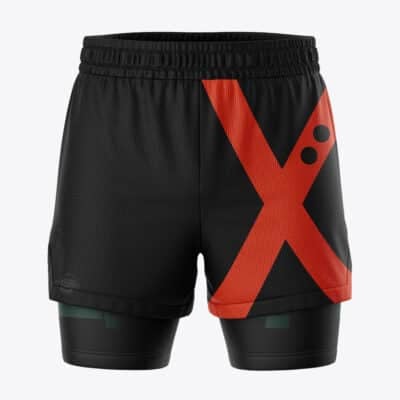 Bakugo My Hero Academia 2-in-1 Competition Shorts