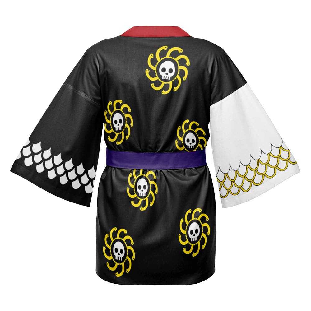 Boa Hancock Cidre Guild Arc One Piece Happi Coat Haori Kimono - Image 2