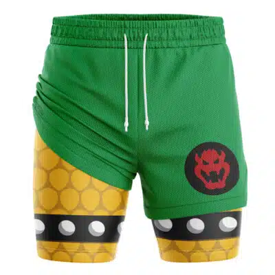 Bowser Super Mario Bros 2-in-1 Performance Shorts