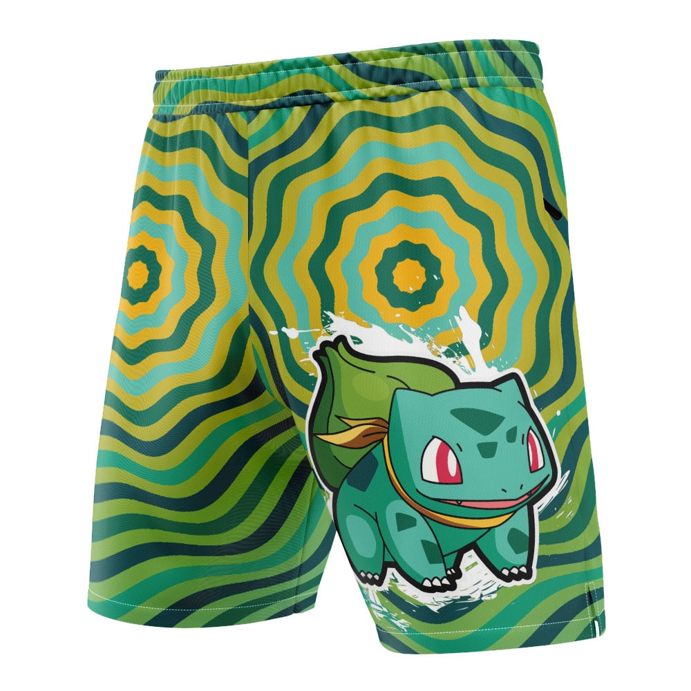 Bulbasaur Trippy Pokemon Versatile Shorts - Image 3